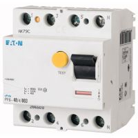 Relė srovės nuotėkio RCCB 4P 25A 30mA AC-tipas PF6-25/4/003 - EATON