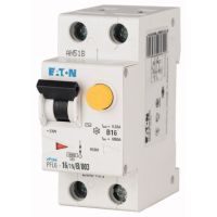 Relė srovės nuotėkio RCBO 2P 25A C 30mA su automatu AC-tipas PFL6-25/1N/C/003 - EATON