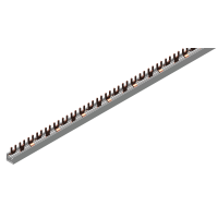 Šyna komutacinė 3P 10mm2 57 modulių šakutė G-3L-1000/10 C - POLLMANN