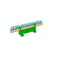Gnybtas 15x16mm2 geltonai žalias PE15 - POLLMANN