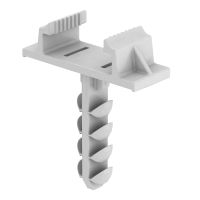Push-fit laikiklis Quick clip 2957 6x26mm Poliamidas šviesiai pilka RAL 7035 910 STQS 6x26 - OBO BETTERMANN (pavadinimas tikslinamas)