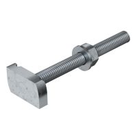 Plaktuko formos varžtas MS4121/4141 profiliui M10x100mm Plienas Cinko plėvelė MS41HB M10x100ZL - OBO BETTERMANN (pavadinimas tikslinamas)