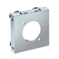 Multimedijos lizdas, XLR be pajungimo lizdo 45x45mm Polikarbonatas lakuoto aliuminio MTG-X O AL1 - OBO BETTERMANN (pavadinimas tikslinamas)