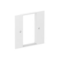 Dangtelis 2x Modul 45 95x95mm Poliamidas baltas RAL 9010 VH-P5 RW - OBO BETTERMANN (pavadinimas tikslinamas)
