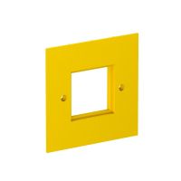 Dangtelis 45x45 mechanizmui (lizdų blokui VH4) geltonas VH-P4 - OBO BETTERMANN