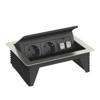 Stalo dėžė, atverčiama Įleidžiama į stalviršį 210x167x68 Plienas, nerūdijantis A2 1.4301 DBK2-D3 D2S2K - OBO BETTERMANN (pavadinimas tikslinamas)