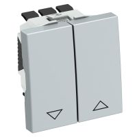 Žaliuzių jungiklis 10 A, 250 V Polikarbonatas lakuoto aliuminio RS-BS AL1 - OBO BETTERMANN (pavadinimas tikslinamas)