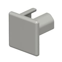 Galinis dangtelis 15x15mm Polivinilo chloridas akmens pilkumo RAL 7030 WDK HE15015GR - OBO BETTERMANN (pavadinimas tikslinamas)