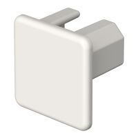 Galinis dangtelis behalogenis 20x20mm Polikarbonatas/akrilnitrilo-butadieno-stirenas baltas RAL 9010 WDKH-E20020RW - OBO BETTERMANN (pavadinimas tikslinamas)