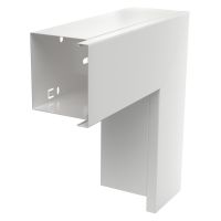 Plokščias kampas su dangčiu 80x80mm Plienas galvanizuotas / padengtas plastiku baltas RAL 9010 LKM F80080RW - OBO BETTERMANN (pavadinimas tikslinamas)