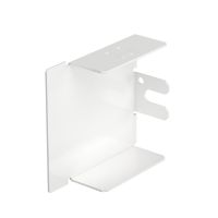 Galinis dangtelis 80x80mm Plienas galvanizuotas / padengtas plastiku baltas RAL 9010 LKM E80080RW - OBO BETTERMANN (pavadinimas tikslinamas)