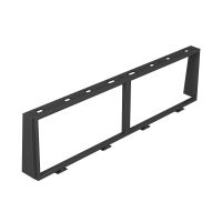 Montažinis rėmelis skirtas 2f + 2f Modul 45 Polikarbonatas/akrilnitrilo-butadieno-stirenas grafito juodumo RAL 9011 MT45V 2+2 - OBO BETTERMANN (pavadinimas tikslinamas)