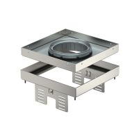 Liukas kvadratinis numatytas tubusui 200x200 V2A 1.4301 RKFN2 UZD 4VS20 - OBO BETTERMANN