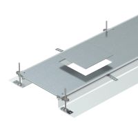 Pogrindinis kanalas montaž.liukui GES9 2400x400x140 Plienas cinkuotas OKA-G40040140D9 - OBO BETTERMANN (pavadinimas tikslinamas)
