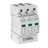 Apsauga viršįtampių 3P C 20kA 2 tipo Solar V20-C 3-PH-1000 - OBO BETTERMANN