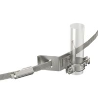 Kabelio laikikl.su dirželiu skirtas isCon cable, pilkas Ø26mm Plienas, nerūdijantis A2 1.4301 šviesiai pilkas isCon HS 26 VA - OBO BETTERMANN (pavadinimas tikslinamas)