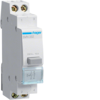 Jungiklis modulinis mygtukinis 1P 16A 1no+1nc - HAGER