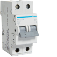 Automatas 2P 25A C 6kA - HAGER