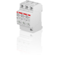 Apsauga viršįtampių 3P C 5kA 2+3 tipo OVR T2-T3 3L 20-275 P QS - ABB