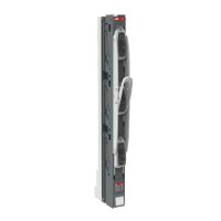 Kirtiklis-saugiklis ant šynų NH00 iki 160A vertikalus ZLBM00-3P-M8 - ABB