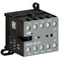 Kontaktorius 3P 4kW 24V DC 1nc BC6-30-01 - ABB