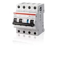 Relė srovės nuotėkio RCBO 3P+N 10A C 30mA su automatu AC-tipas DS203NC C10 AC30 - ABB
