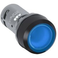 Mygtukas 1no mėlynas skaidrus LED 220V AC/DC CP1-13L-10 - ABB