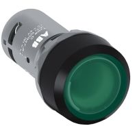 Mygtukas 1no žalias skaidrus LED 24V CP2-11G-10 - ABB