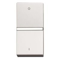 Perjungiklis p/t viengubas baltos spalvos 1 modulio 16A 250V N2102 BL Zenit - ABB