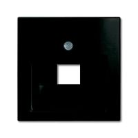 Dangtelis kompiuteriniam lizdui viengubas RJ45 juodos spalvos 1803-95-507 Basic 55 - ABB