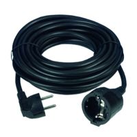 Ilgiklis 3m 1 lizdo su įžeminimu juodas PSVL 315-3 SW - PROTEC