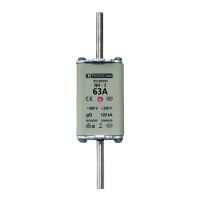 Saugiklis 63A 120kA 500V gG PSI NH2TR - PROTEC