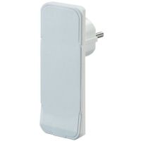 Kištukas a/k plokščias plastikinis 16A 250V SCHUKO PSFSW - PROTEC