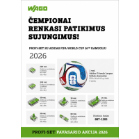 Rinkinys gnybtų 221 - WAGO