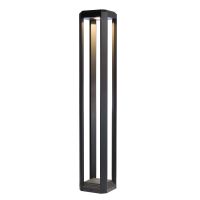 Stulpelis LED 12.5W IP65 3000K 670lm 85x85mm H-1000mm antracito spalvos RUKBAT - DEKO LIGHT