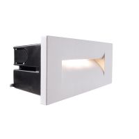 Šviestuvas į/l LED 8.6W IP65 3000K 335lm į sieną 250x87mm H-73mm baltos spalvos YVETTE III - DEKO LIGHT