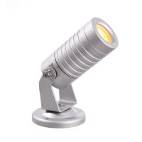 Prožektorius lauko LED 2.2W 24V IP65 1750K 57lm D-42mm H-85mm sidabrinės spalvos su laidu 2m MINI I AMBER - DEKO LIGHT