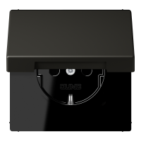 Lizdas p/t su dangteliu ir apsauga nuo vaikų ombre naturelle 59 16A 250V LE CORBUSIER - JUNG