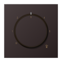 Dangtelis termostatui aliumininis dark spalvos LS - JUNG