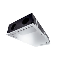 Rekuperatorius 80-300m3/val 37dB(A) 230V 39W IP00 kairinis Bypass WS 300 Flat BL - MAICO