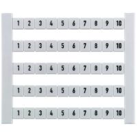 Žymeklis gnybtams baltas 5x5mm DEK 5 FWZ 1-10 - WEIDMULLER