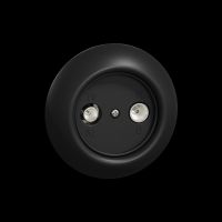 Lizdas p/t TV/R galinis juodos spalvos 1dB Renova - SCHNEIDER ELECTRIC