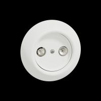 Lizdas p/t TV/R galinis baltos spalvos 1dB Renova - SCHNEIDER ELECTRIC