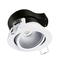 Šviestuvas į/l LED 6W IP20 3000K 500lm baltas reguliuojamas DIM D80 RS061B G2 LDNR LED5-36/830 PSR II WH Ledinaire - PHILIPS