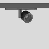 Prožektorius LED 15W IP20 3000K 667lm į 3F bėgelį D-90mm H-140mm 15-50 laipsnių dimeriuojamas juodos matinės spalvos DALI EUROSTANDARD-PLUS - BEGA