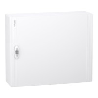 Skydelis v/t 48 modulių IP40 baltos durys XS 2R24M PrismaSeT - SCHNEIDER ELECTRIC