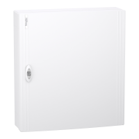 Skydelis v/t 72 modulių IP40 baltos durys XS 3R24M PrismaSeT - SCHNEIDER ELECTRIC