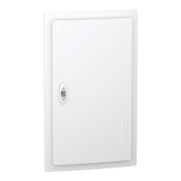 Skydelis p/t 36 modulių +3 modulių IP40 baltos durys XS 3R13M PrismaSeT - SCHNEIDER ELECTRIC