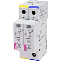 Apsauga viršįtampių 2P C 20kA 2 tipo ETITEC C T2 275/20 1+1 - ETI