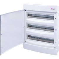 Skydelis p/t 54 modulių IP40 baltos durys ECM3x18PO-S - ETI